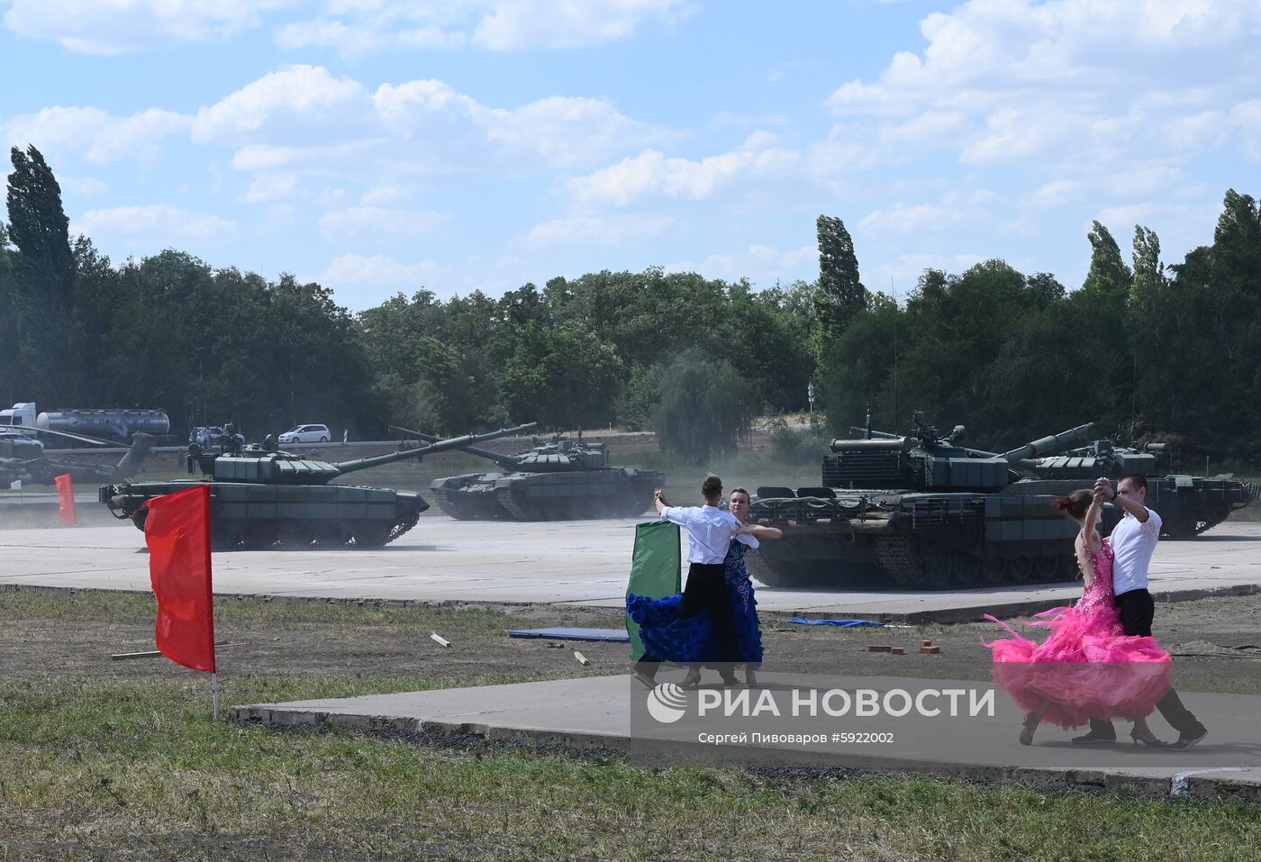 Тренировка динамического показа вооружения в рамках форума "Армия-2019" 