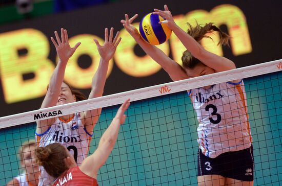 Волейбол. Женщины. Этап Лиги наций. Матч Россия - Нидерланды