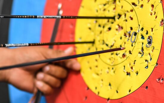 II Европейские игры. Стрельба из лука. Первый день