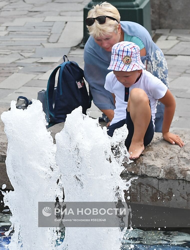 Жара в Москве 