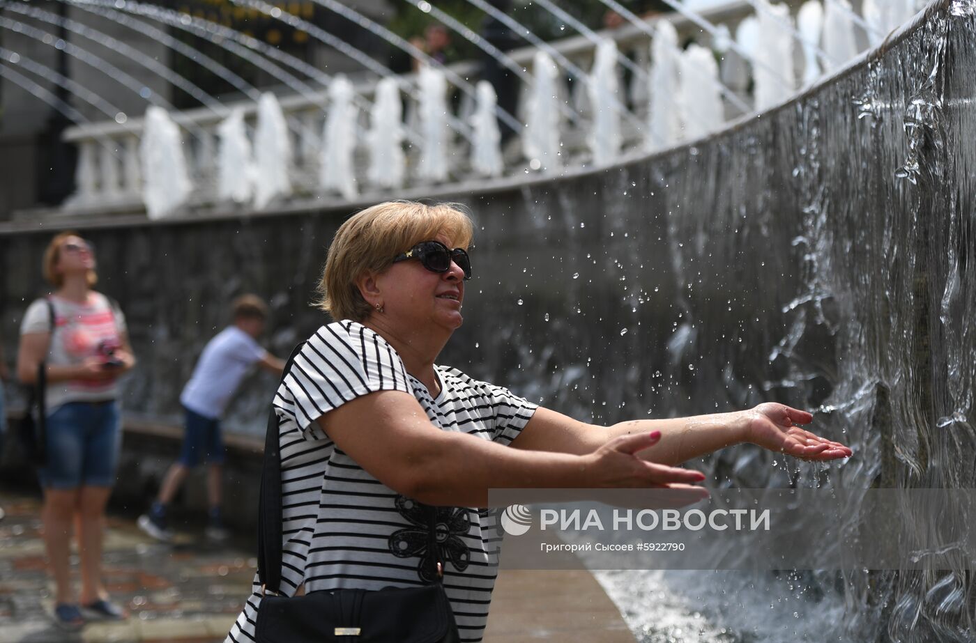 Жара в Москве 