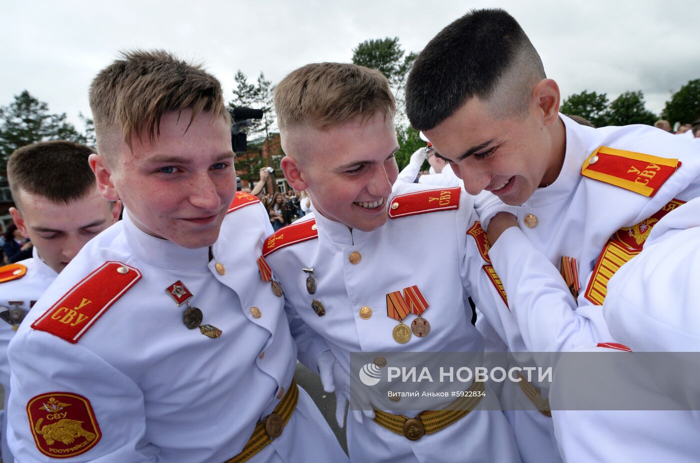Выпускной в Уссурийском суворовском военном училище