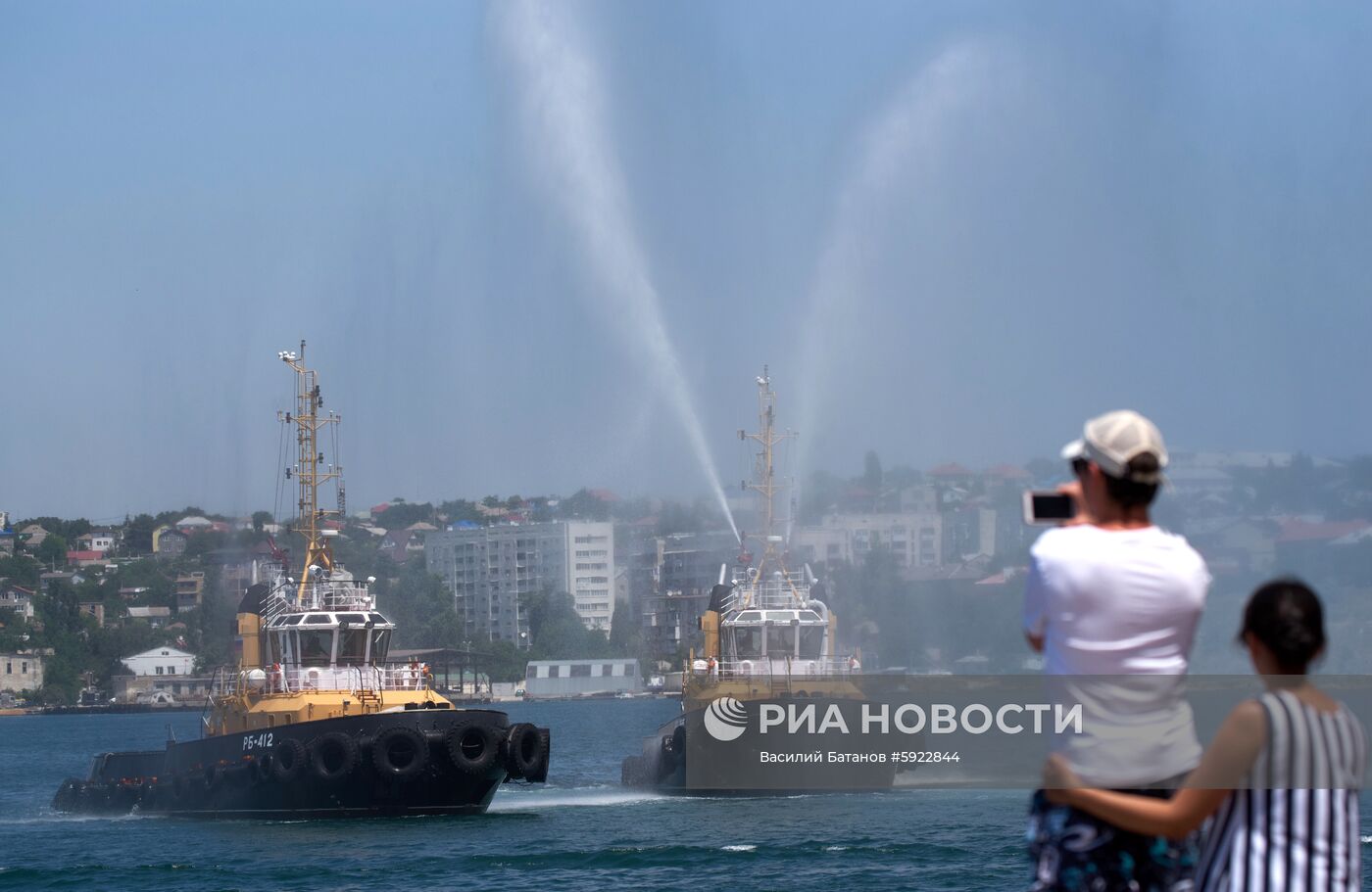 Тренировка военно-технического форума «Армия-2019» в Севастополе