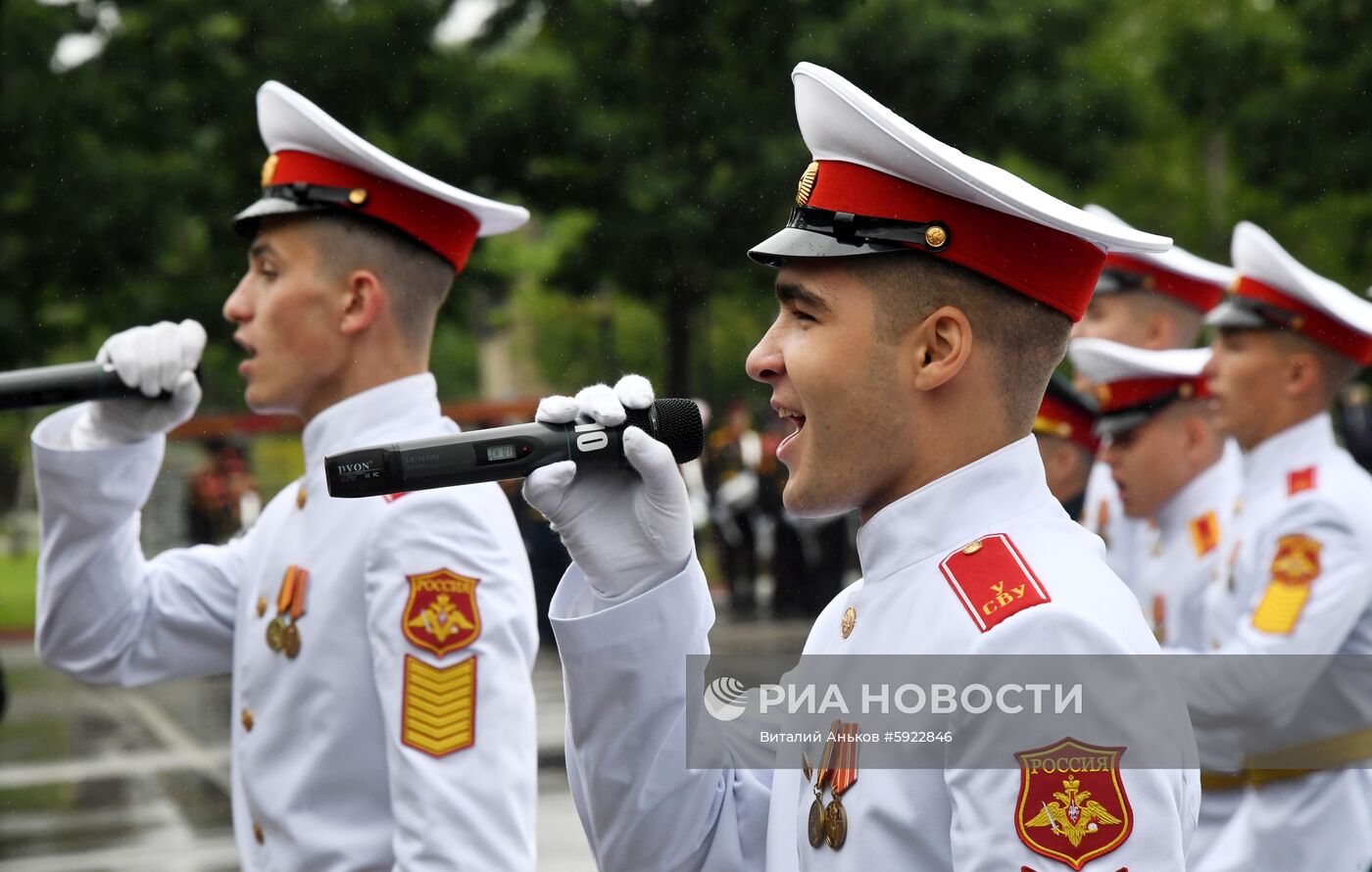 Выпускной в Уссурийском суворовском военном училище