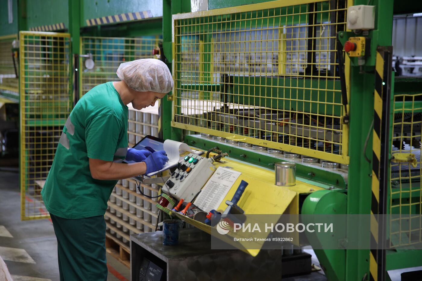 Производство горошка на предприятии "Бондюэль-Кубань"