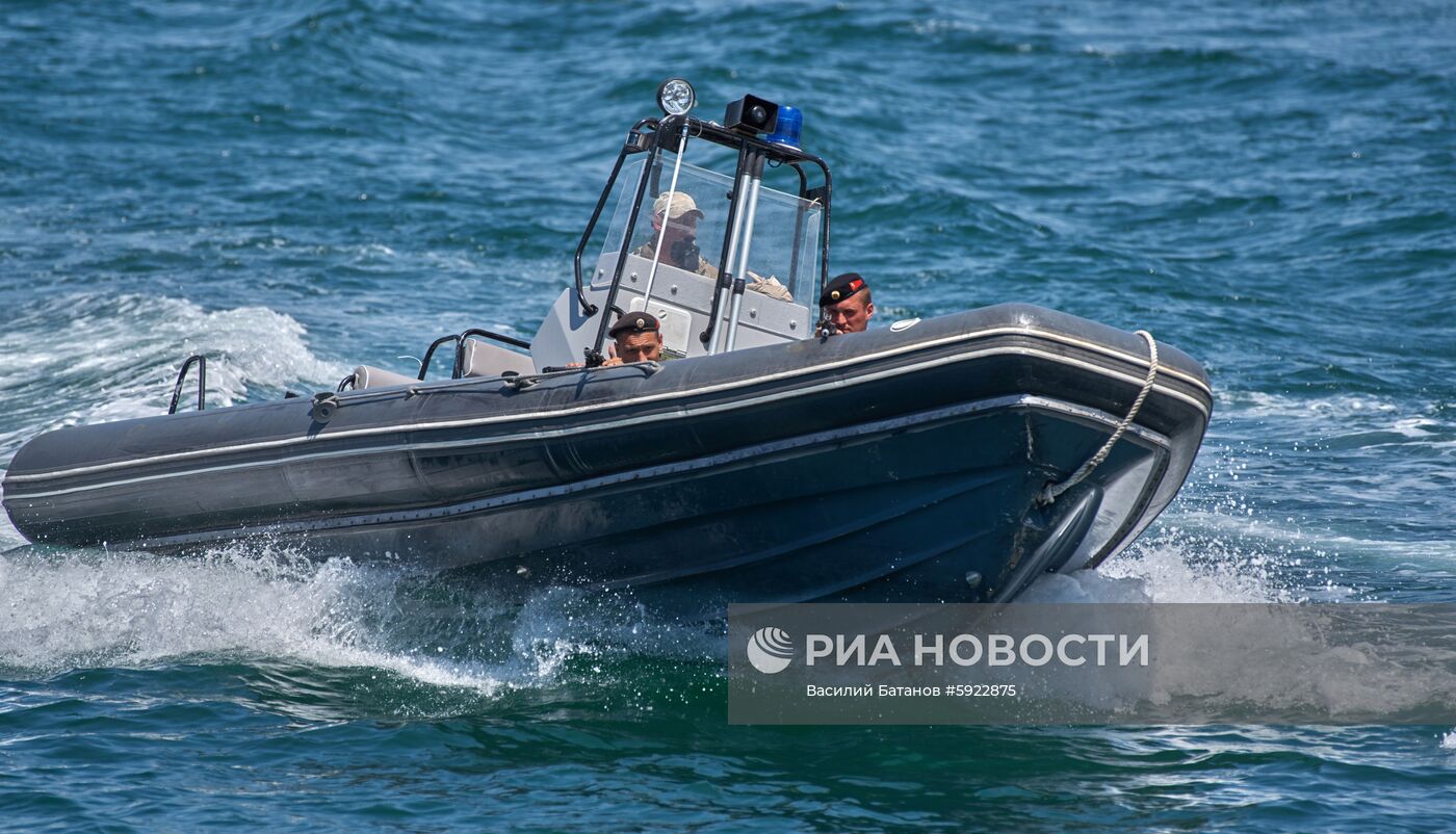 Тренировка военно-технического форума «Армия-2019» в Севастополе