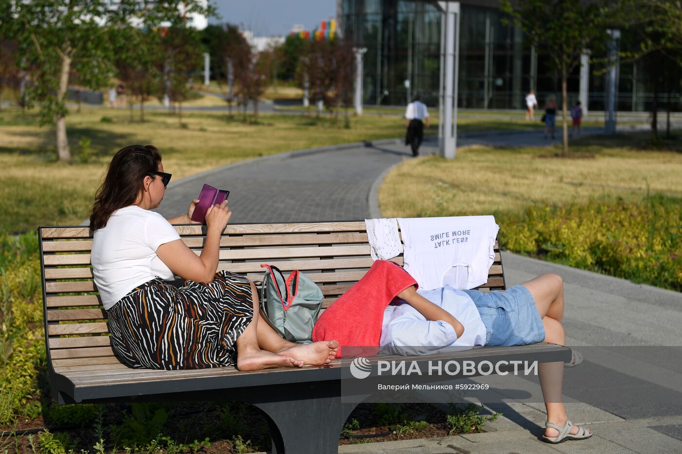 Жара в Москве 