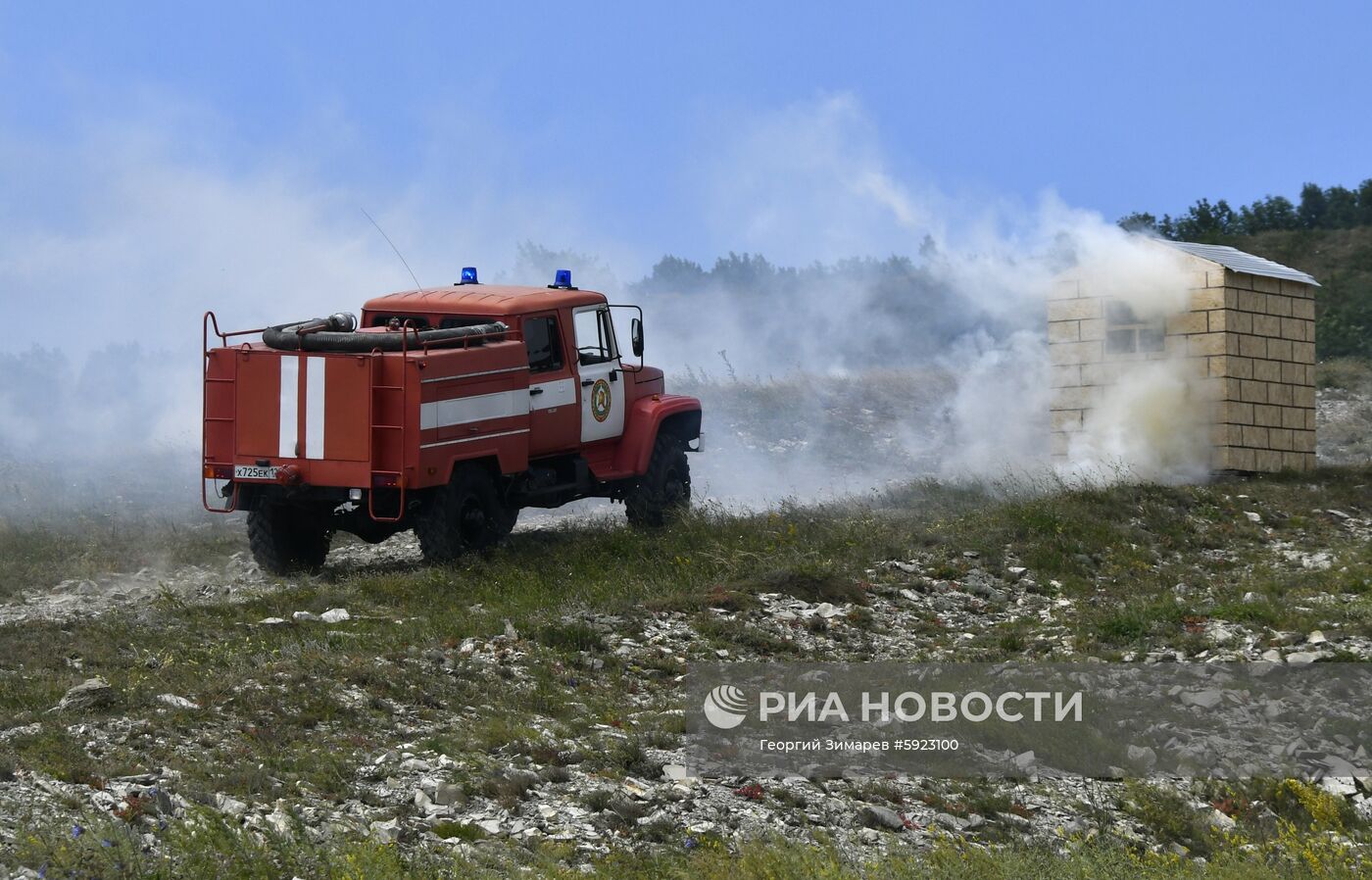 Учения МЧС в Новороссийске