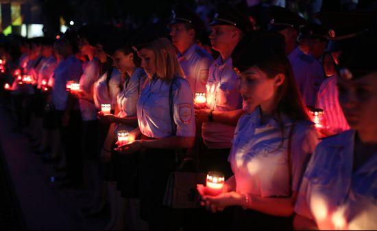 Акция "Свеча памяти" в городах России