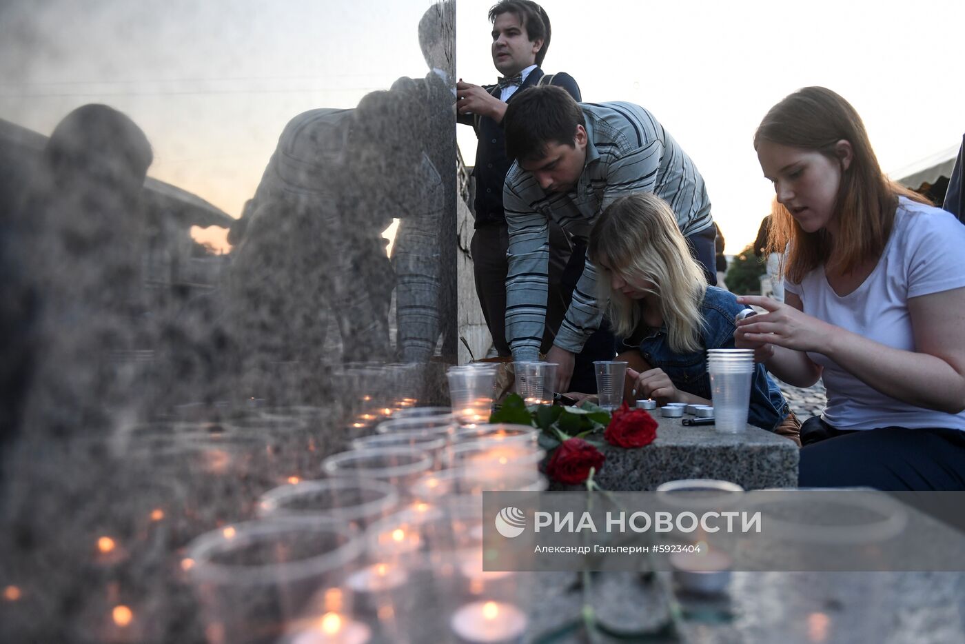 Акция "Свеча памяти" в городах России
