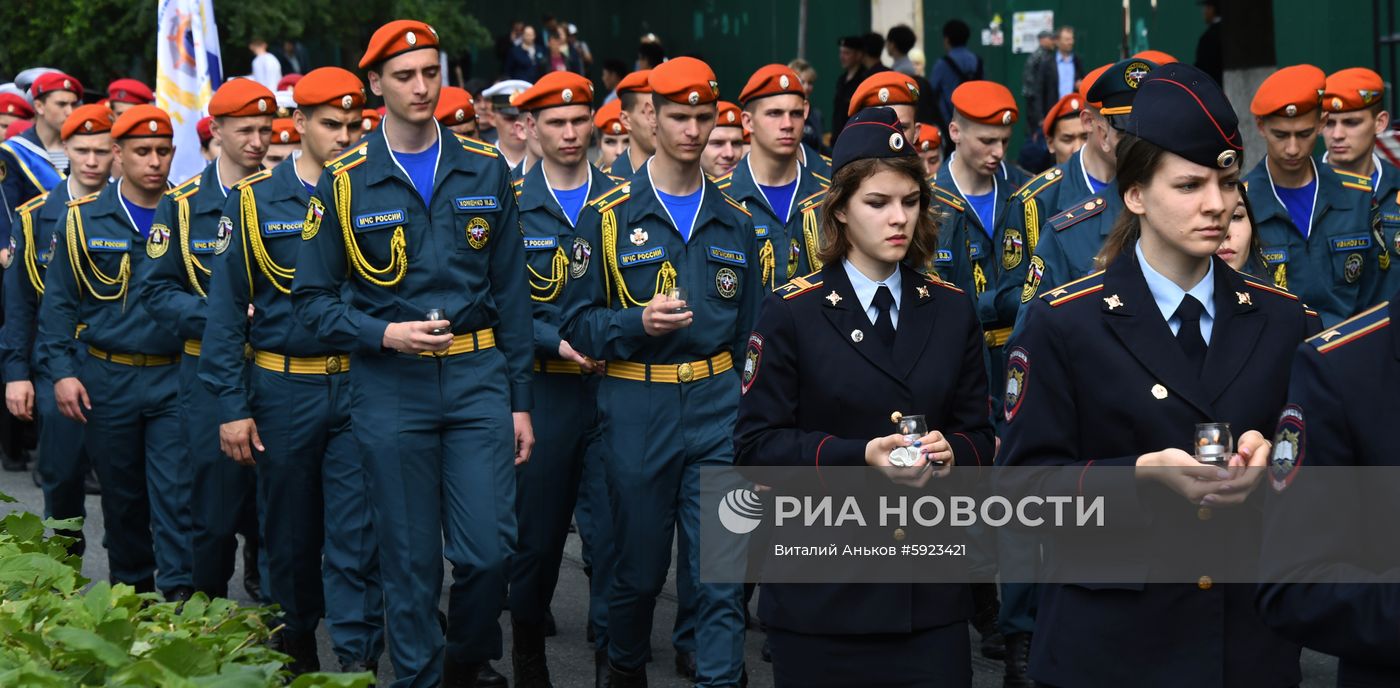 Акция "Свеча памяти" в городах России