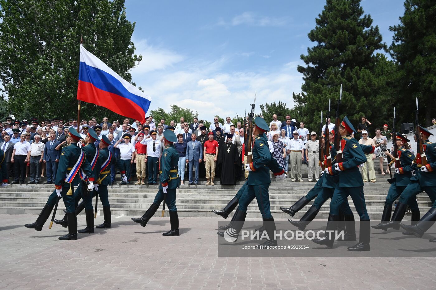 Всероссийская акция "Горсть Памяти" в Ростове-на-Дону