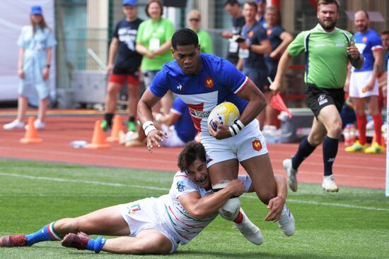 Регби-7. I этап чемпионата Европы. Первый день
