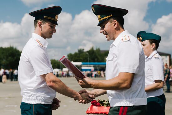 Выпускной в Ивановской пожарно-спасательной академии
