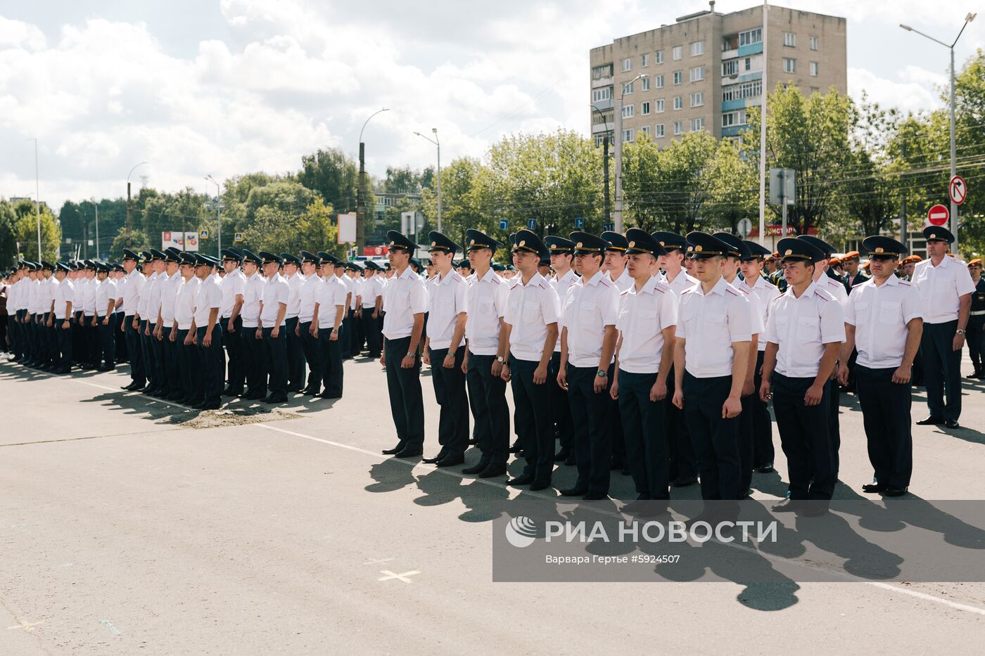 Выпускной в Ивановской пожарно-спасательной академии