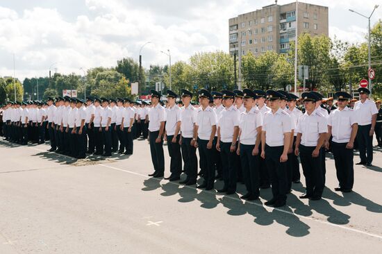 Выпускной в Ивановской пожарно-спасательной академии