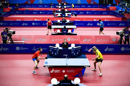 II Европейские игры. Настольный теннис