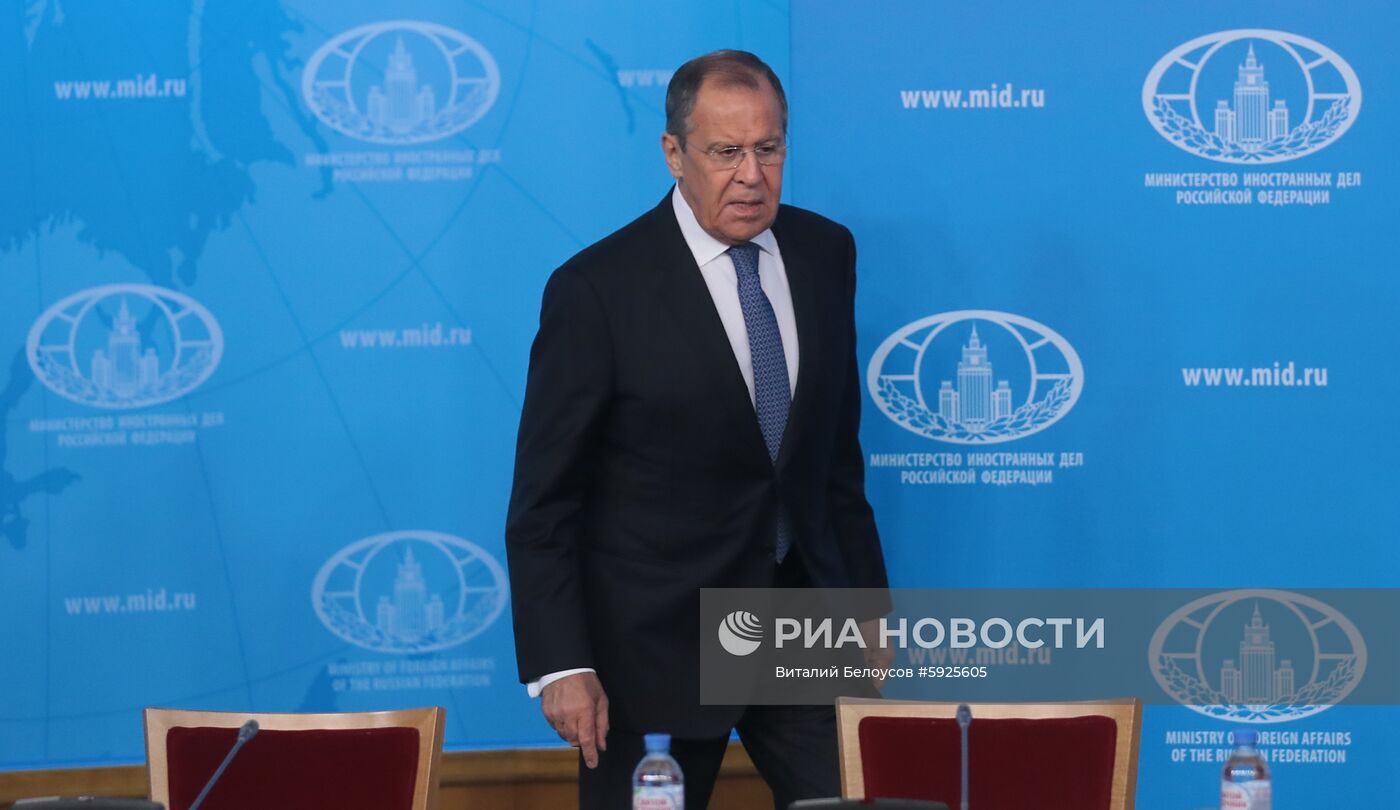 Встреча главы МИД РФ С. Лаврова с руководителями некоммерческих организаций