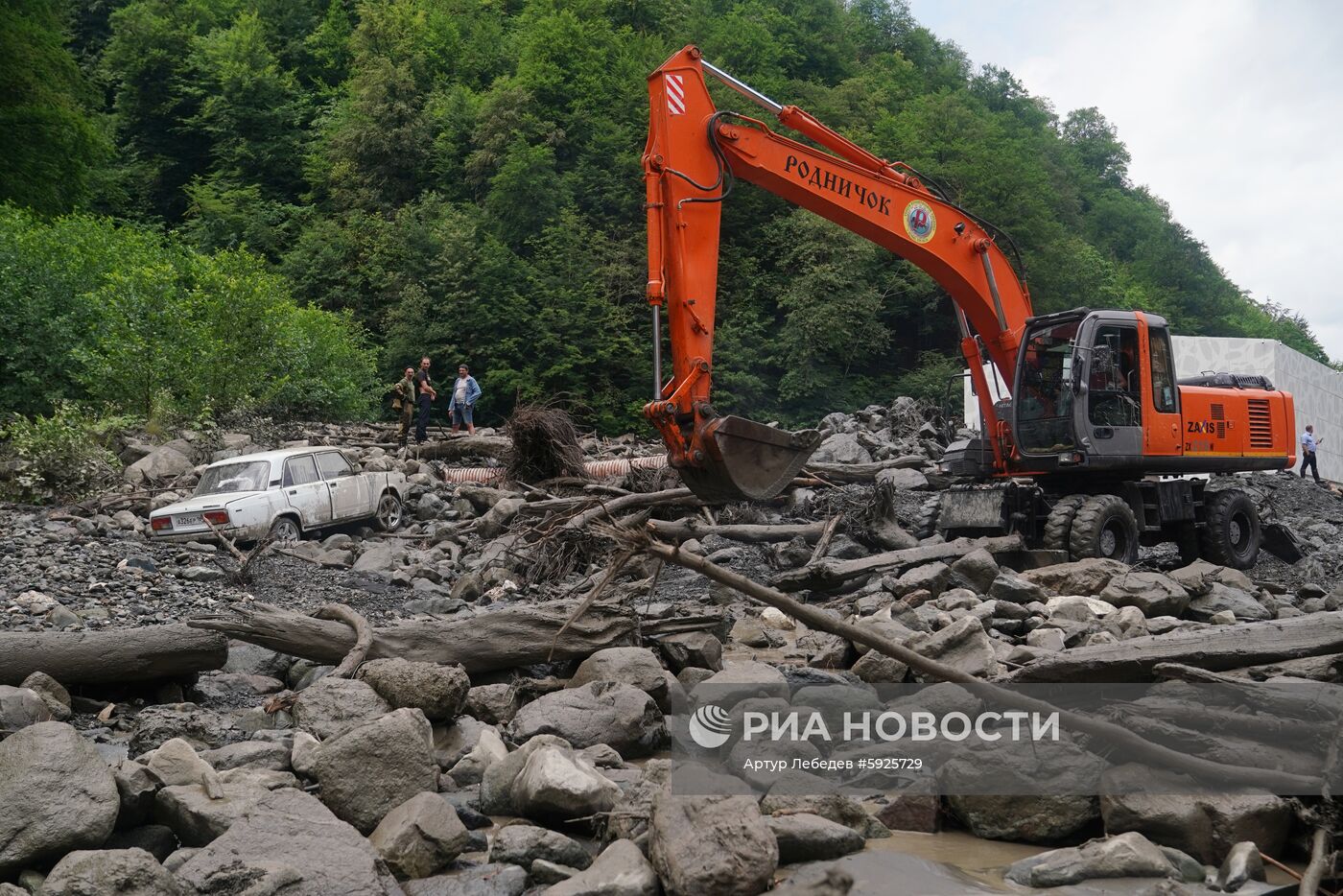 Ливень затопил "Роза Хутор"