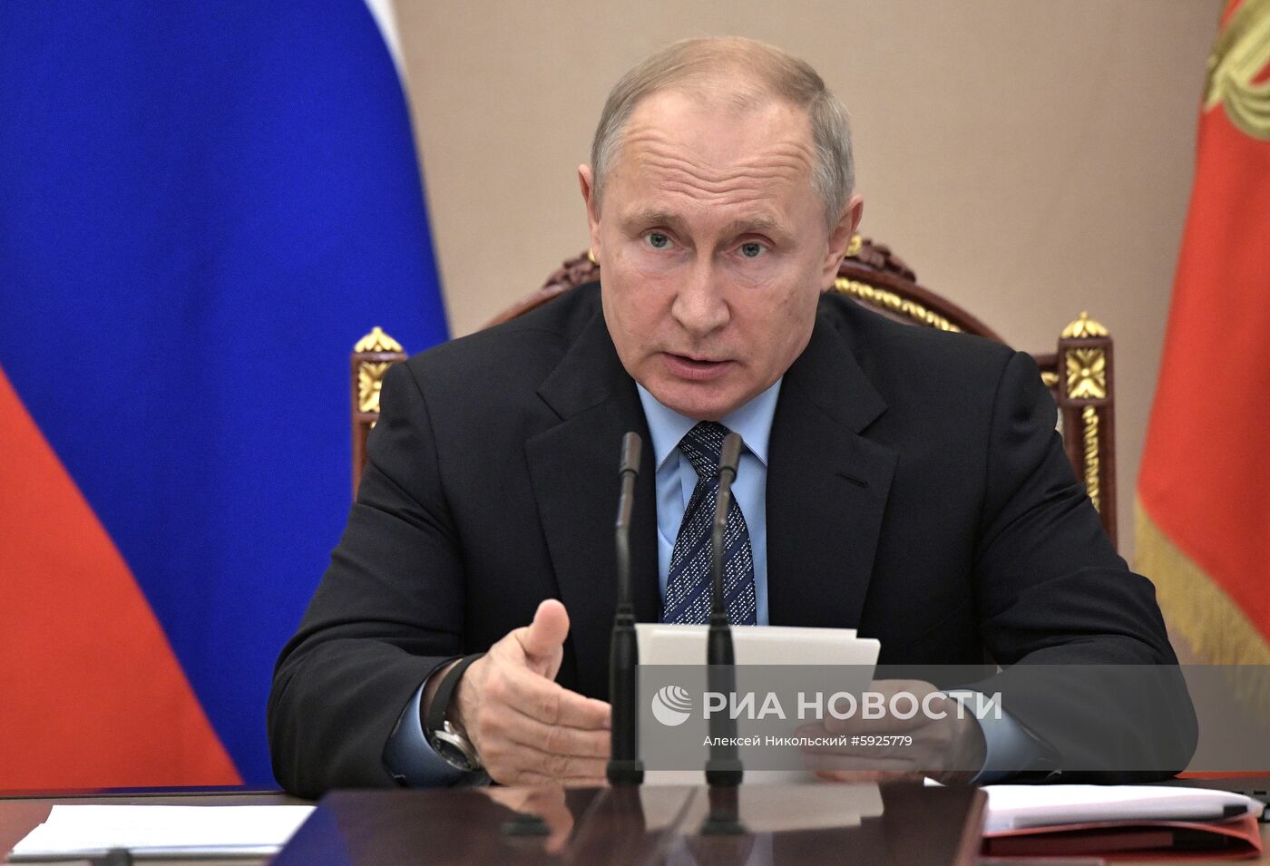 Президент РФ В. Путин провел заседание Комиссии по вопросам военно-технического сотрудничества