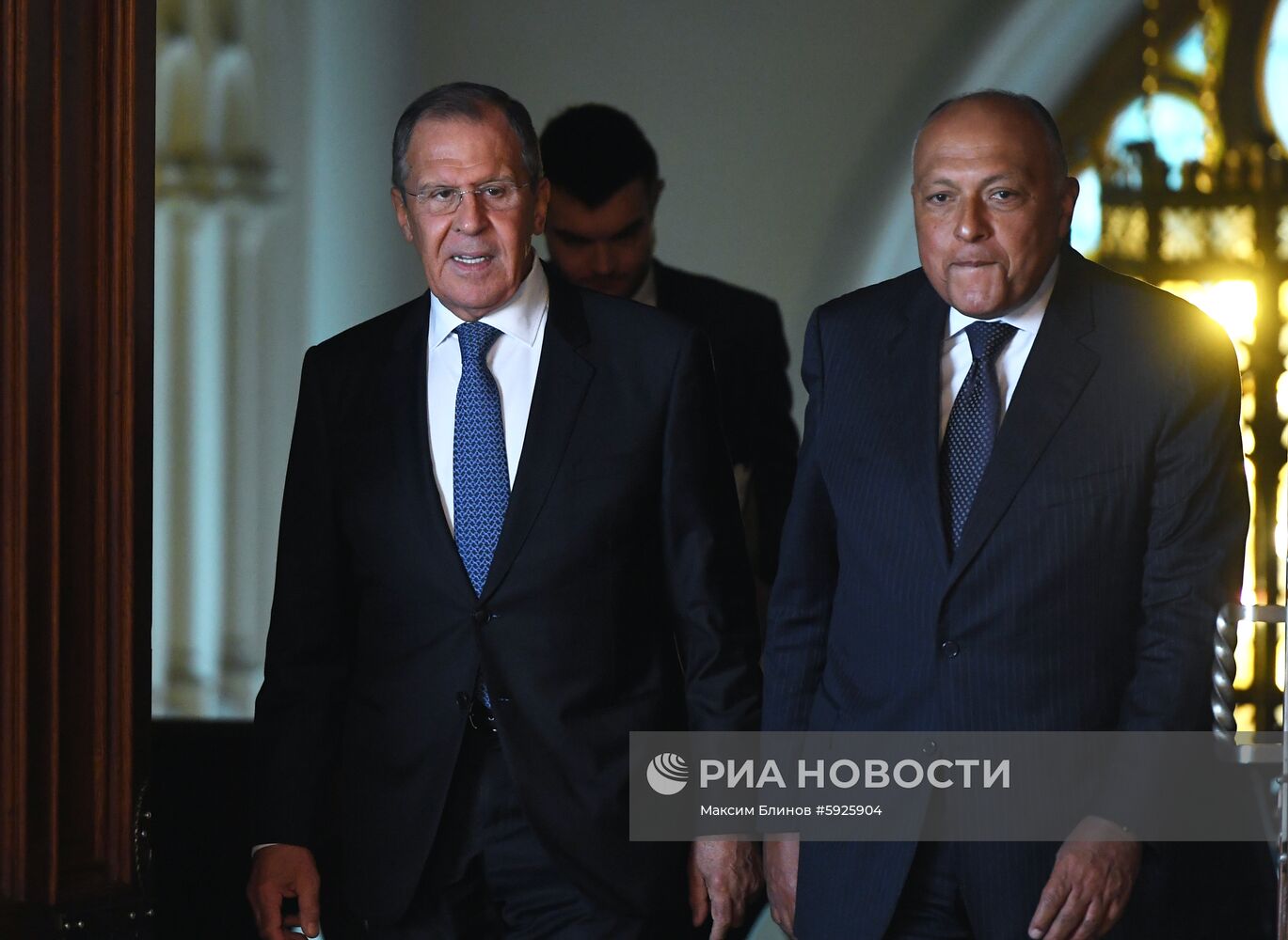 Встреча министров иностранных дел и обороны РФ и Египта