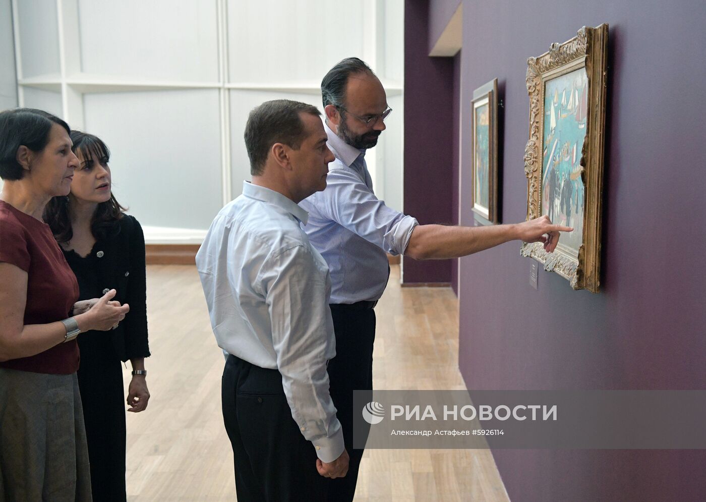 Рабочий визит премьер-министра РФ Д. Медведева во Францию