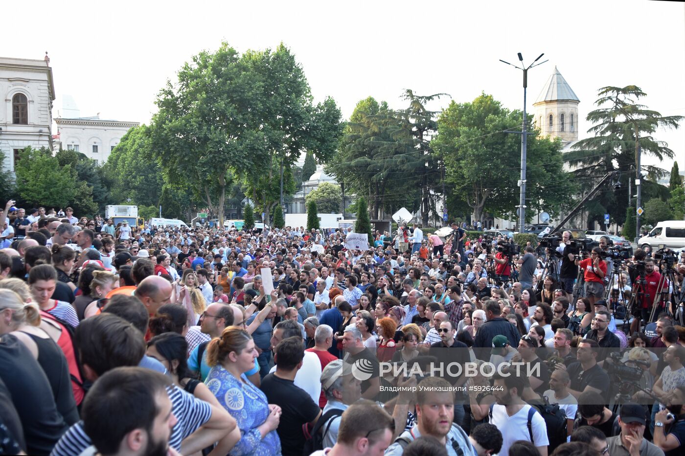  Акция протеста в Тбилиси