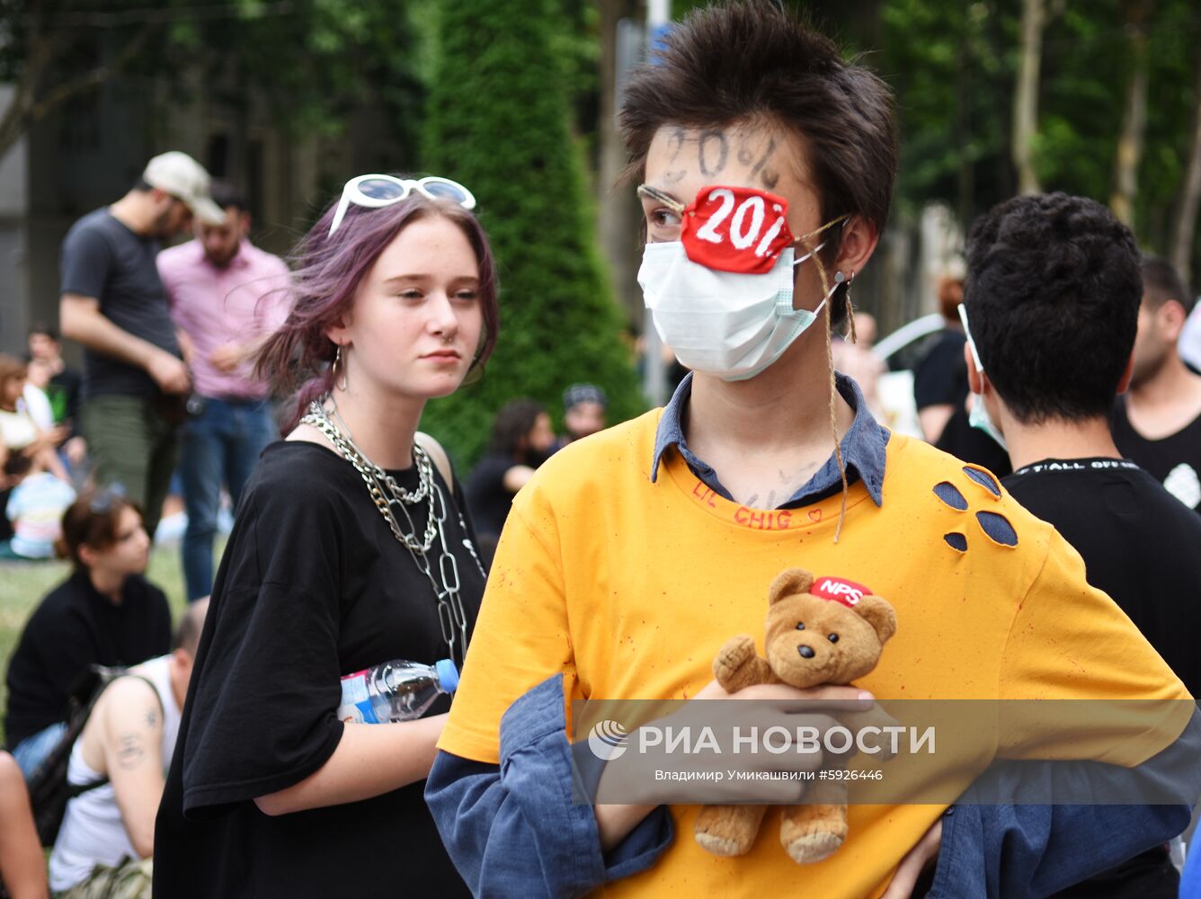 Акция протеста в Тбилиси