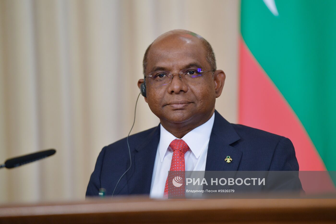 Встреча глав МИД РФ и Мальдив С. Лаврова и А.Шахида