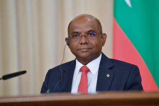 Встреча глав МИД РФ и Мальдив С. Лаврова и А.Шахида