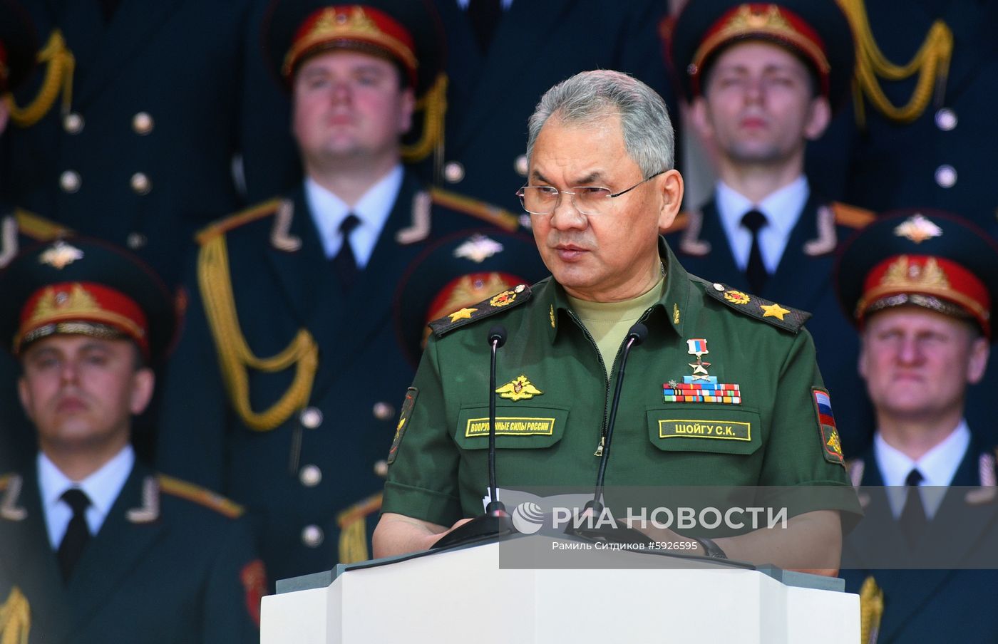 Открытие международного военно-технического форума "Армия-2019" 