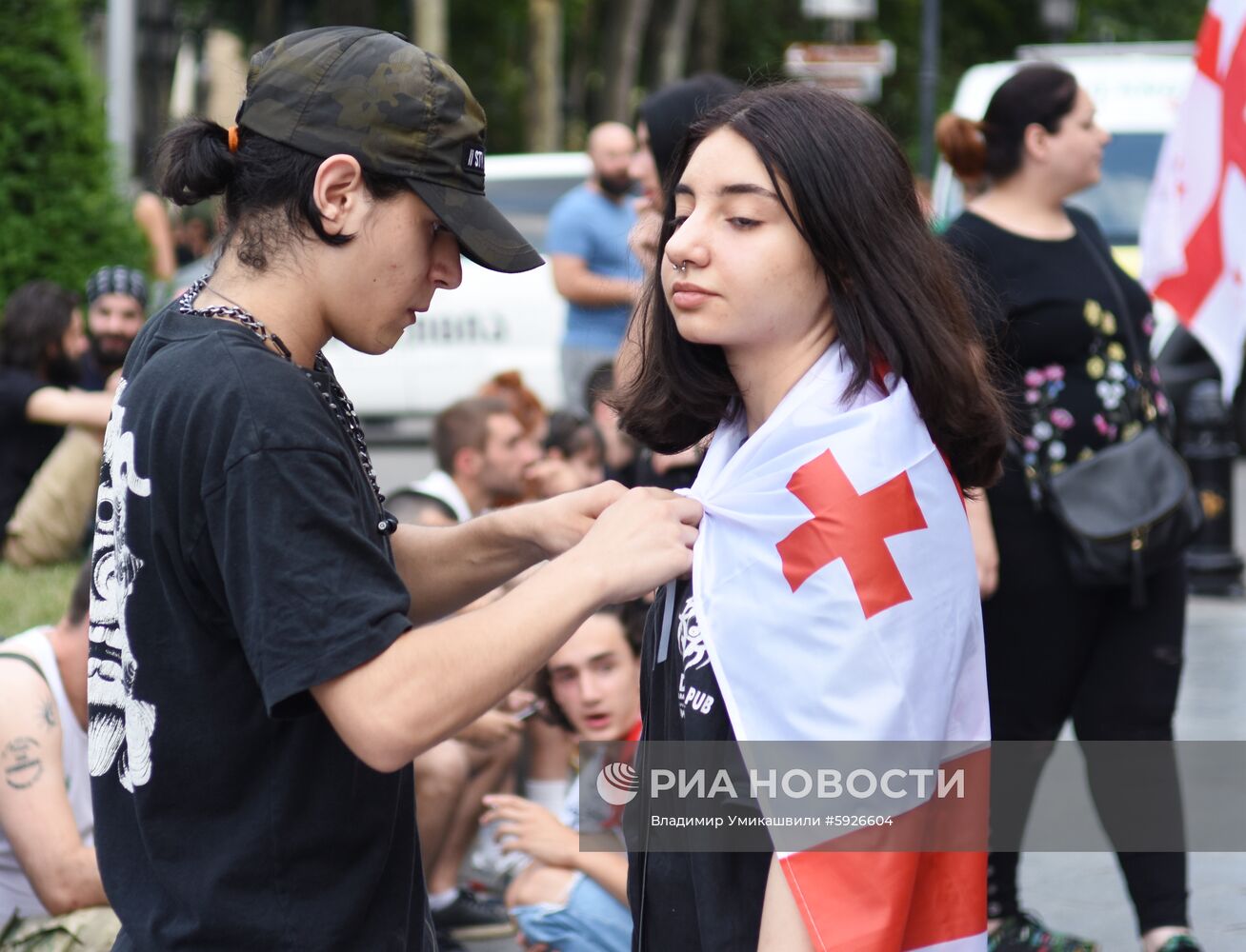  Акция протеста в Тбилиси