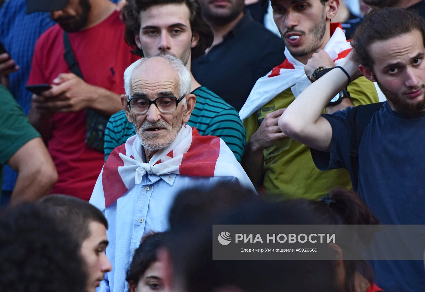 Акция протеста в Тбилиси