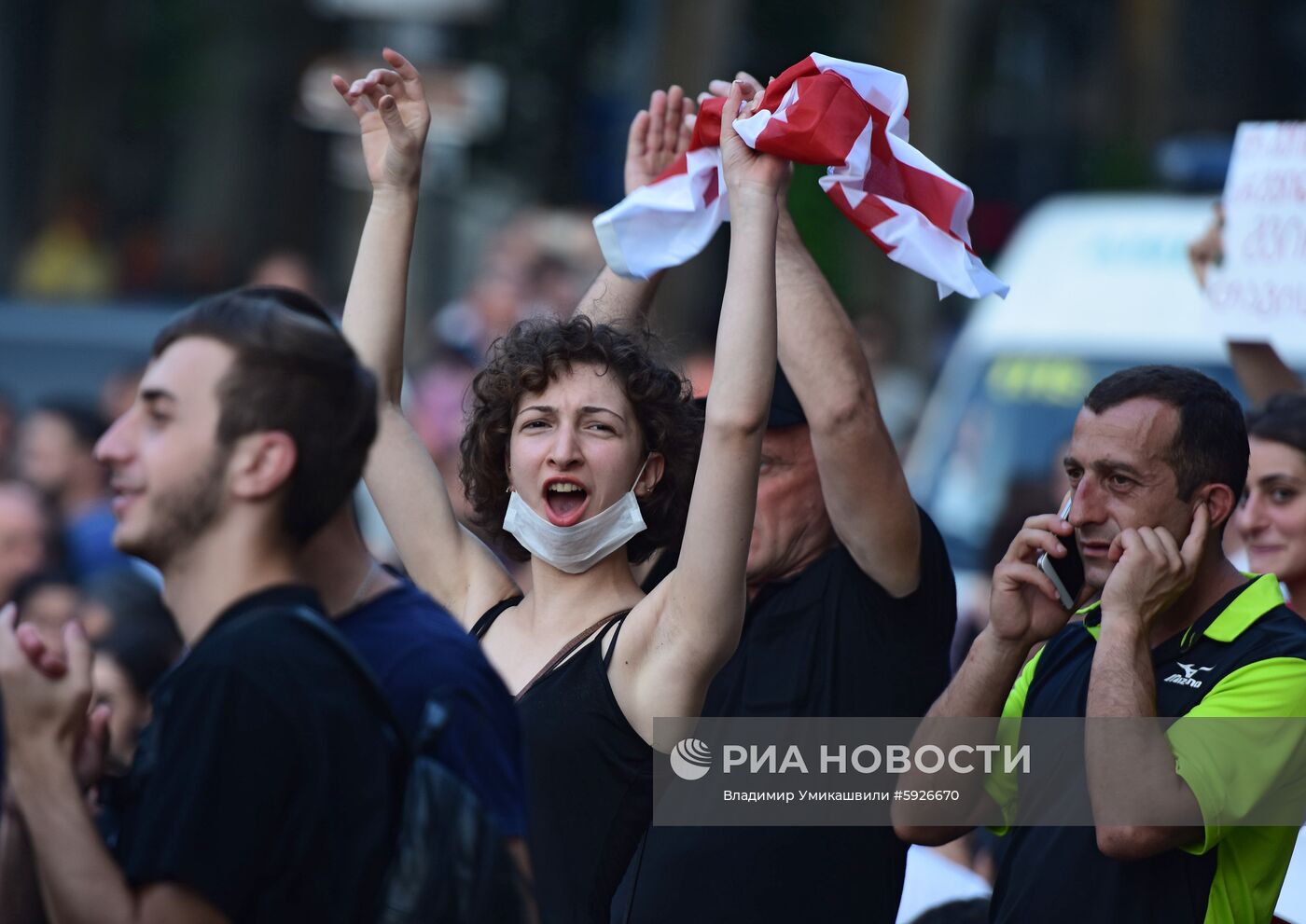  Акция протеста в Тбилиси