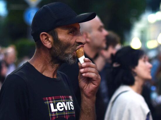 Акция протеста в Тбилиси