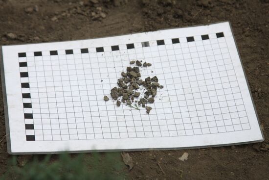 Последствия обстрела в Донецке