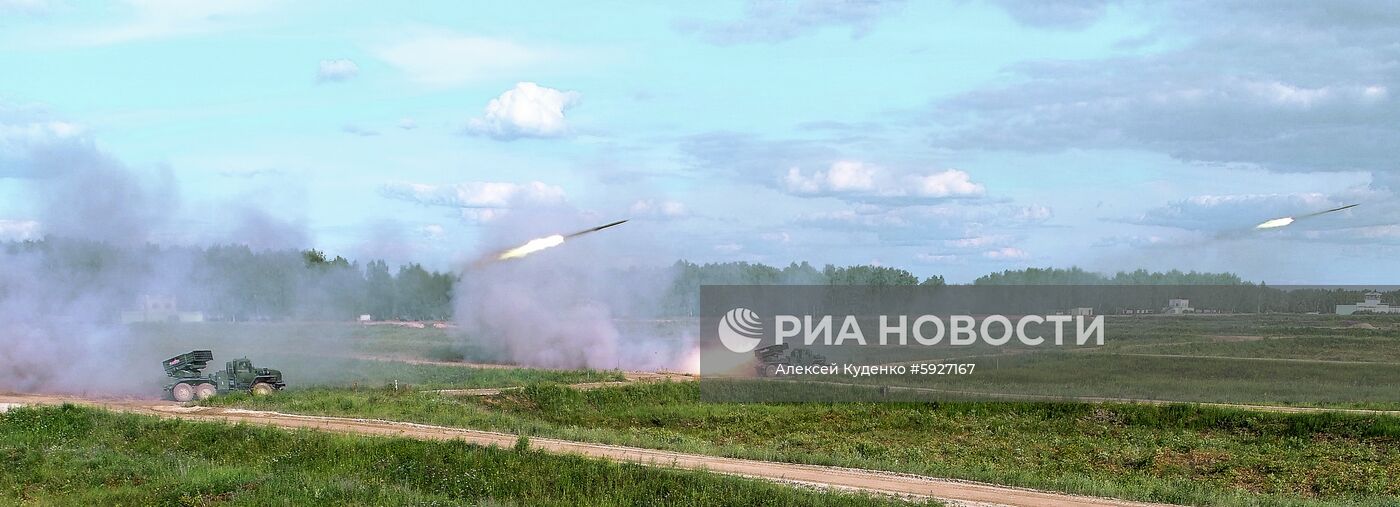 Открытие международного военно-технического форума "Армия-2019"