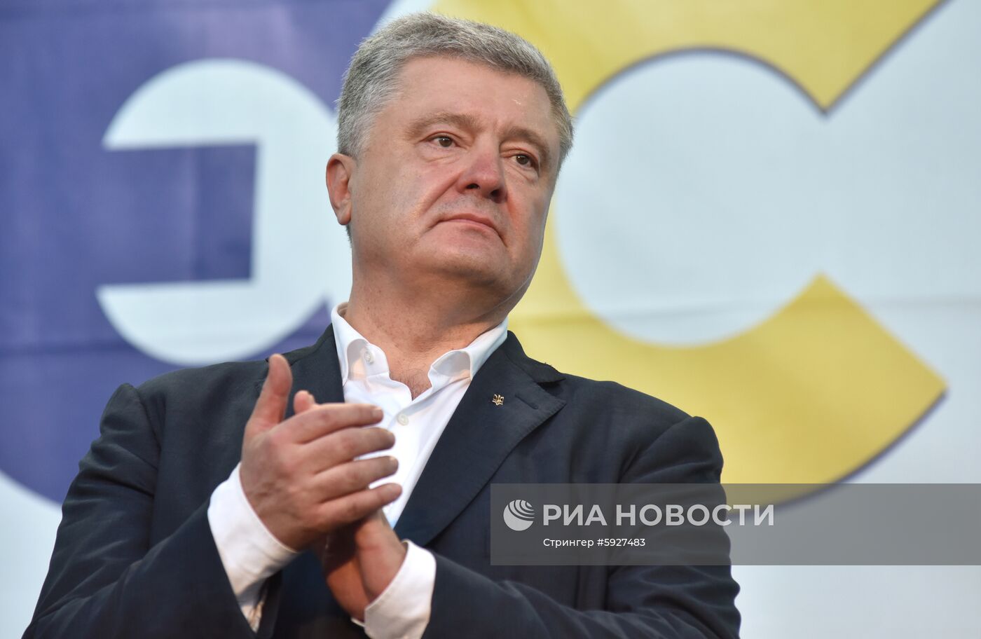 Предвыборный митинг П. Порошенко во Львове