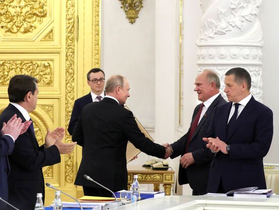 Заседание Госсовета РФ по вопросу модернизации дорожного движения