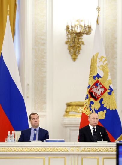 Заседание Госсовета РФ по вопросу модернизации дорожного движения