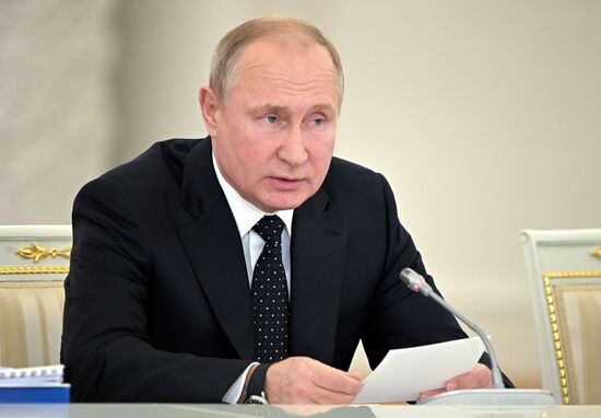 Заседание Госсовета РФ по вопросу модернизации дорожного движения