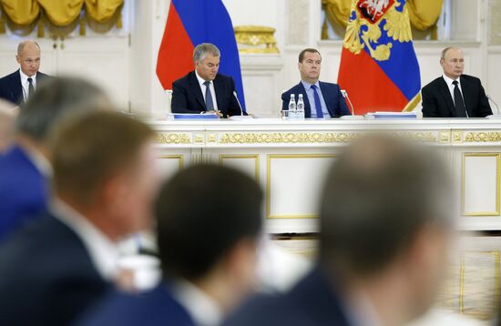 Заседание Госсовета РФ по вопросу модернизации дорожного движения