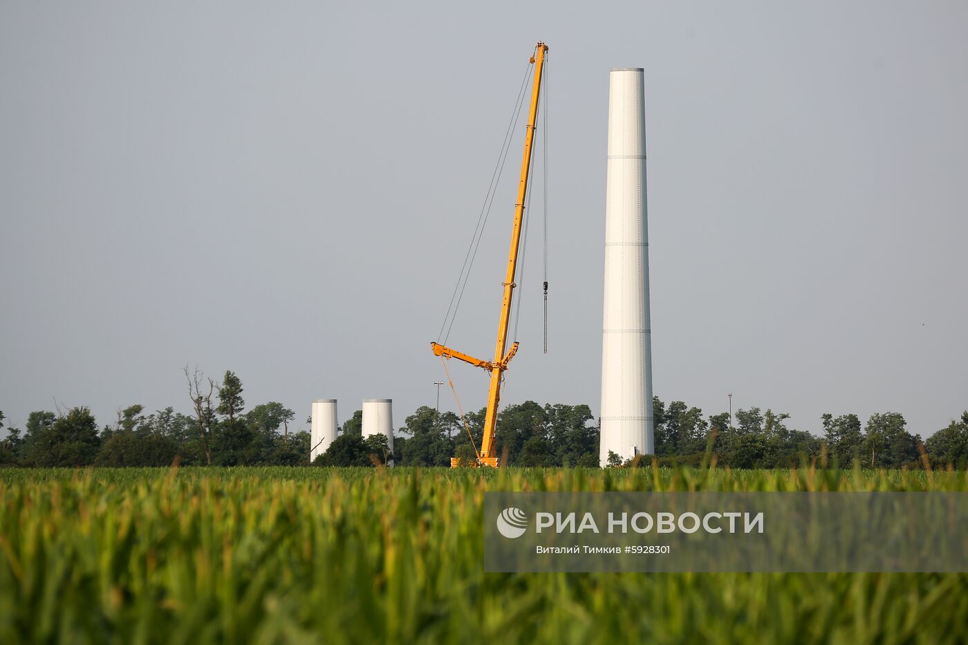 Ветропарк компании «НоваВинд» в Адыгее 