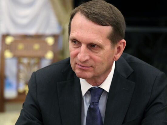 Президент РФ В. Путин провел заседание Совбеза РФ