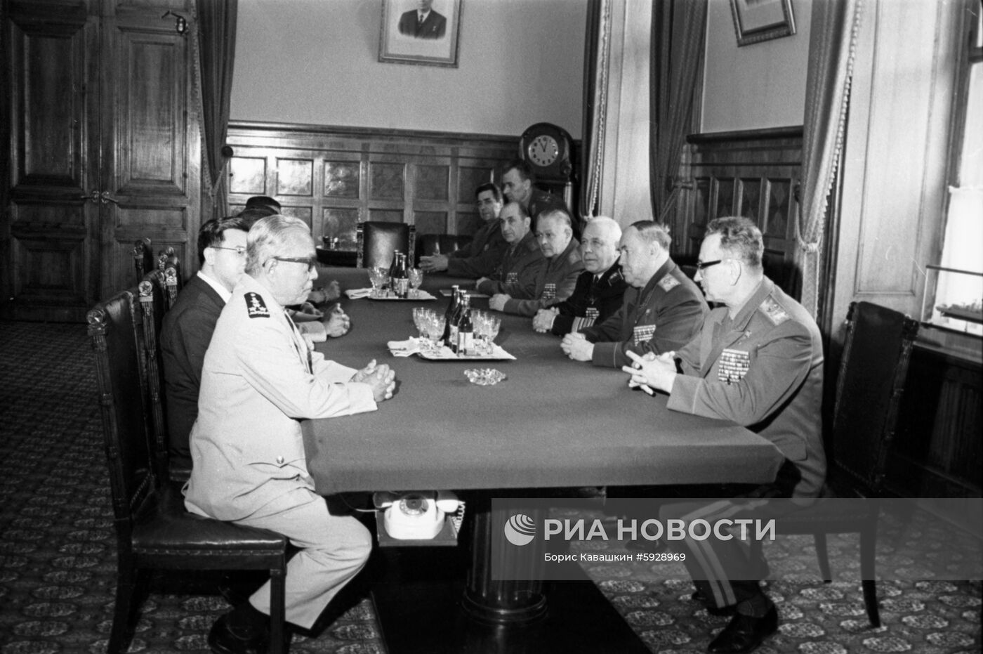 Визит военной делегации Королевства Камбоджи в СССР