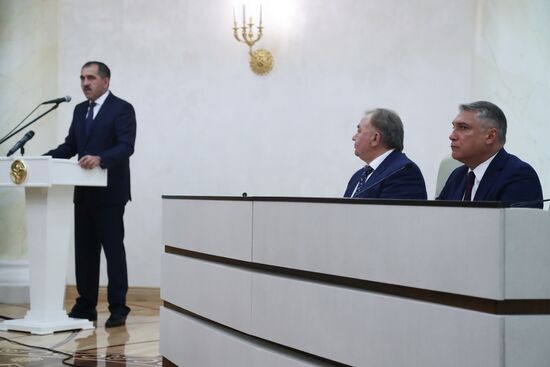 Врио главы Ингушетии Махмуд-Али Калиматов представлен властям региона