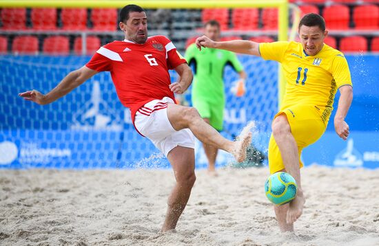 II Европейские игры. Пляжный футбол. Матч Россия - Украина