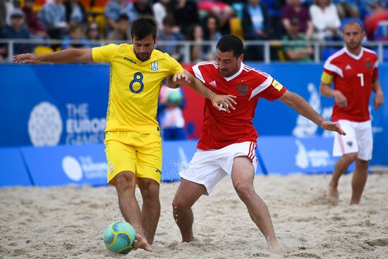 II Европейские игры. Пляжный футбол. Матч Россия - Украина