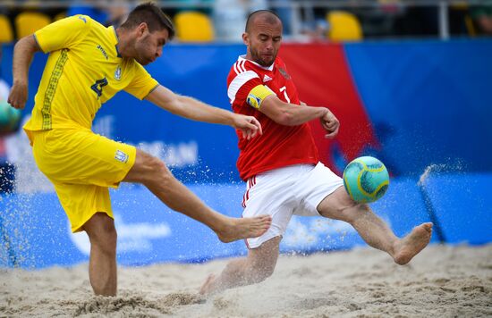 II Европейские игры. Пляжный футбол. Матч Россия - Украина