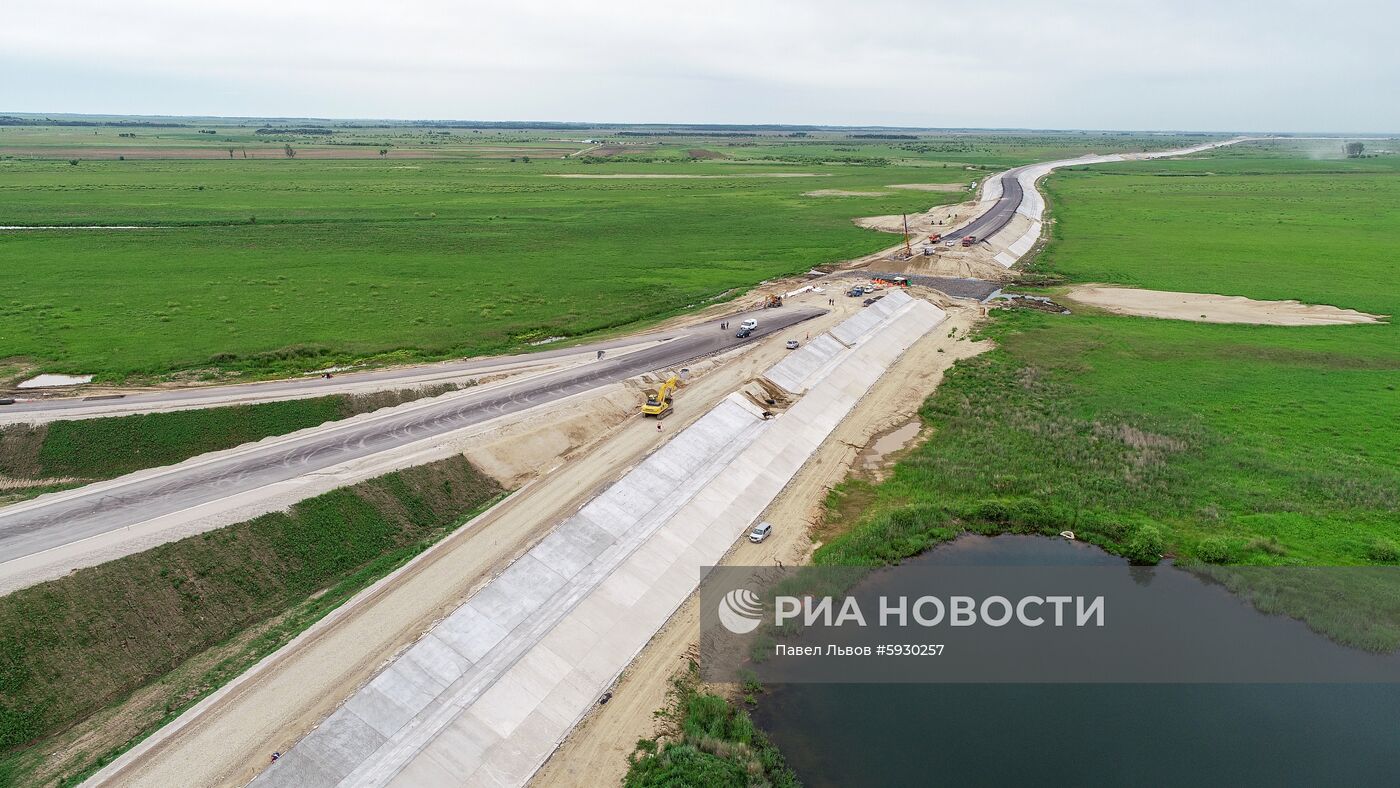 Автомобильный мост Благовещенск - Хэйхэ через реку Амур